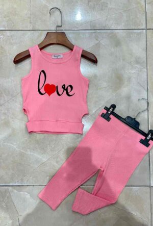 Love set donker roze