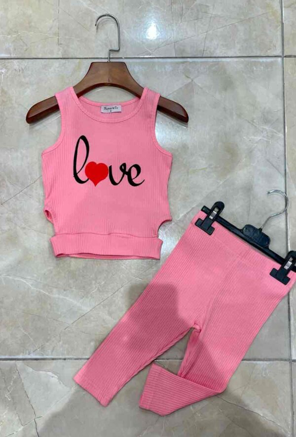 Love set donker roze