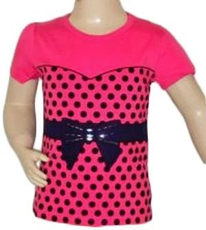Roze strik shirt