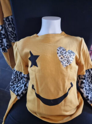 Smile trui geel