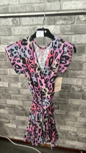 Roze panter jurk