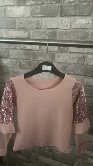 Roze glitter truitje