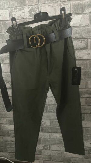 Cargo broek marine groen