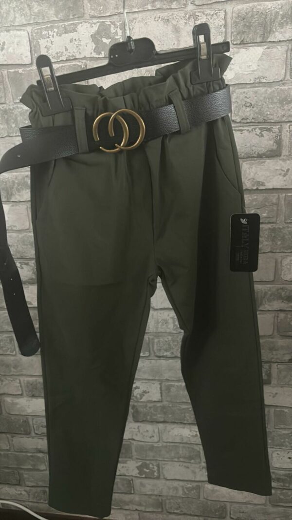 Cargo broek marine groen