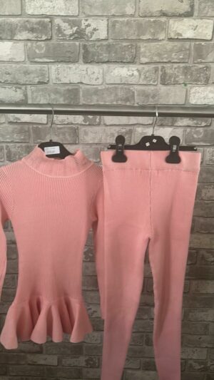Roze kraag setje