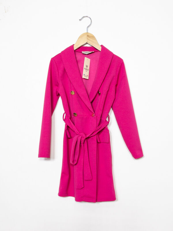 Dress jacket lange mouw Fuchsia