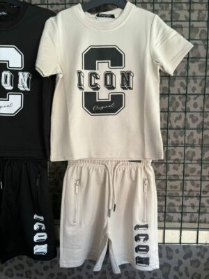 Icon set in het beige