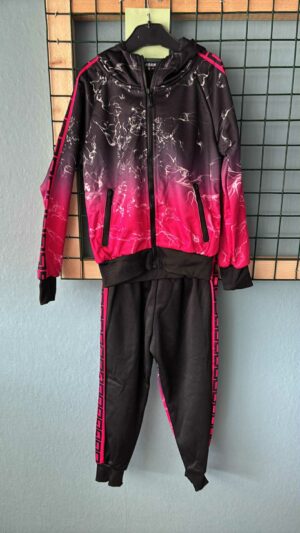 roze vlammende meisjes set