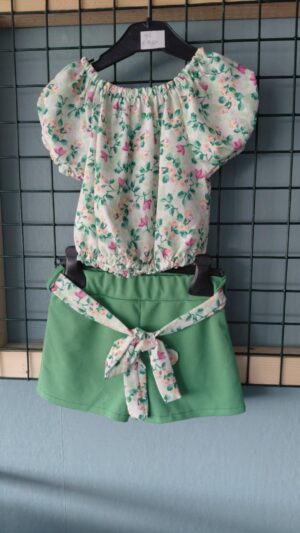 groen bloemen set