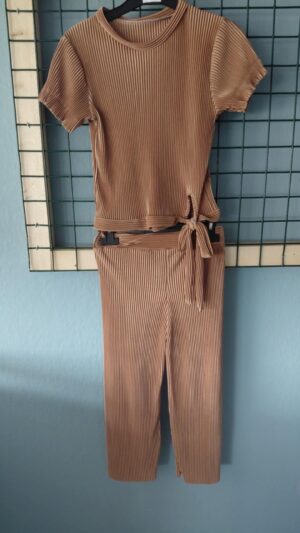 luchtige meisjes set bruin