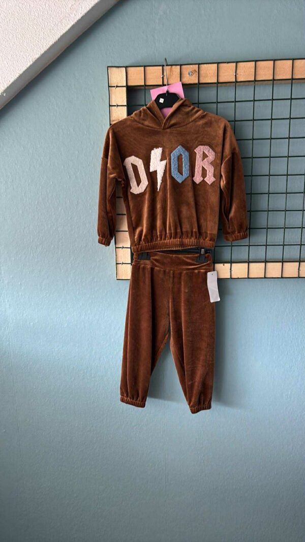 Bruin D!or Pak voor Meisjes – Hoodie & Broek