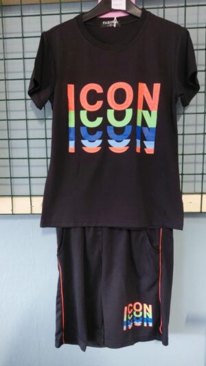 Icon set zwart kleur