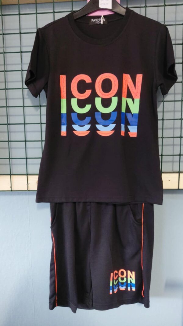 Icon set zwart kleur