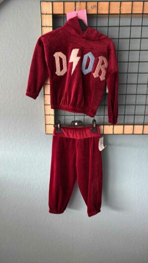 Rood D!or Pak voor Meisjes – Hoodie &; Broek