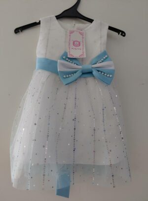 Blauw prinsessenjurkje voor meisjes 💙👑