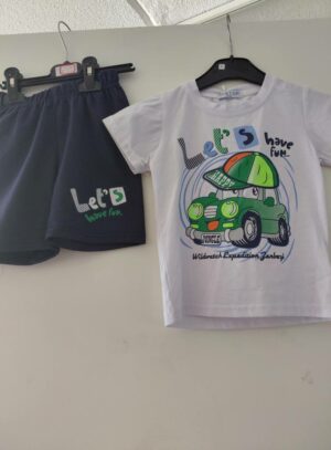 Witte auto set voor jongens 🚗🤍